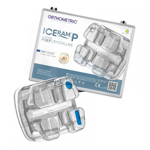 Bracketi safir policristalin Iceram-P MBT22 kit 20 bracketi Orthometric
