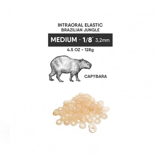 Elastice intraorale Brazilian Jungle Medium 1/8" (3.2mm) 4.5oz (128g) Orthometric