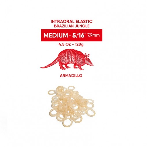 Elastice intraorale Brazilian Jungle Medium 5/16"(7.9mm) 4.5oz (128g) Orthometric