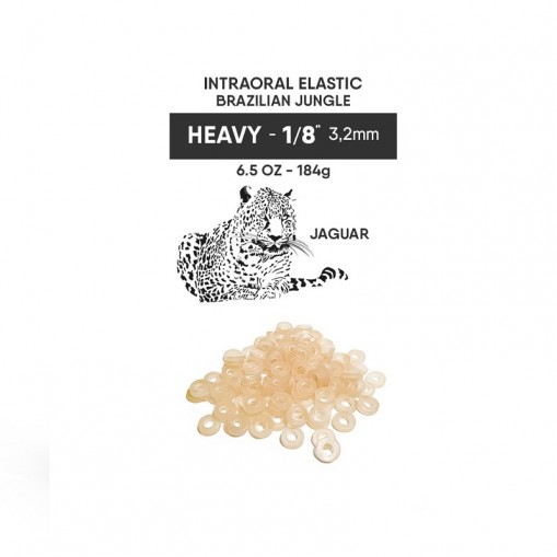 Elastice intraorale Brazilian Jungle Heavy 1/8" (3.2mm) 6.5oz (184g) Orthometric