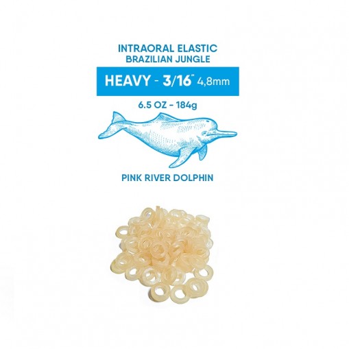 Elastice intraorale Brazilian Jungle Heavy 3/16" (4.8mm) 6.5oz (184g) Orthometric