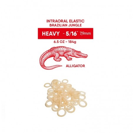 Elastice intraorale Brazilian Jungle Heavy 5/16" (7.9mm) 6.5oz (184g) Orthometric