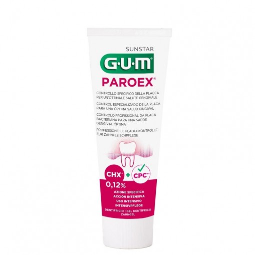 Pasta De Dinti GUM Paroex Gel 0.12% Chlorhexidine + CPC 75ml