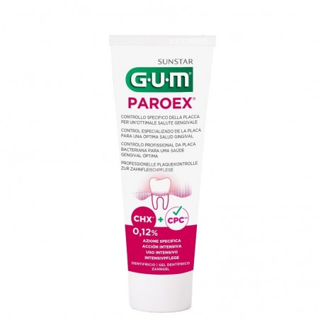 Pasta De Dinti GUM Paroex Gel 0.12% Chlorhexidine + CPC 75ml