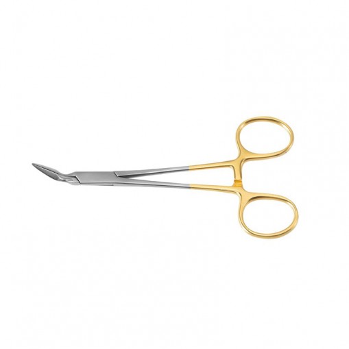 Penseta curbata diamantata Stieglitz 14cm pentru varfuri radiculare American Eagle