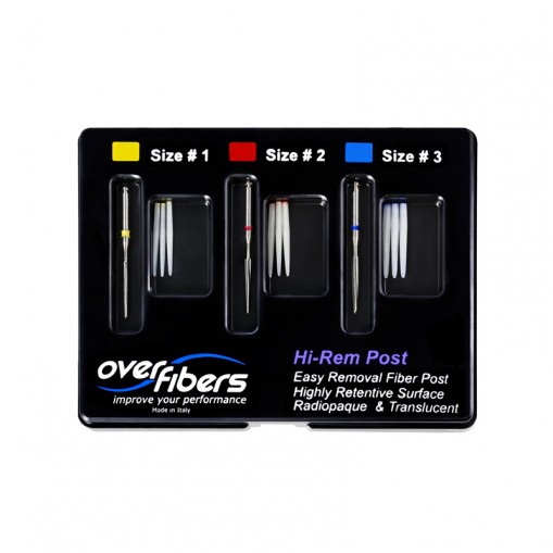 Starter Kit 1-2-3 pivoti fibra sticla Hi-Rem Prosthetic Overfibers