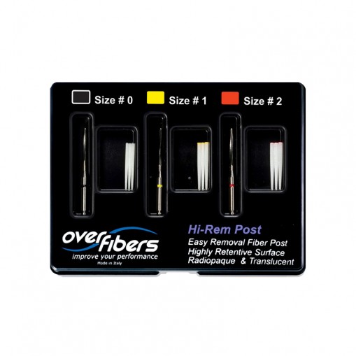 Starter Kit 0-1-2 pivoti fibra sticla Hi-Rem Prosthetic Overfibers