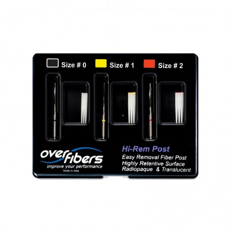 Starter Kit 0-1-2 pivoti fibra sticla Hi-Rem Prosthetic Overfibers