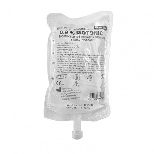 Solutie salina clorura sodiu 0.9% pentru irigatii 500ml Hygitech