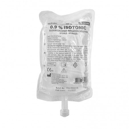 Solutie salina clorura sodiu 0.9% pentru irigatii 500ml Hygitech