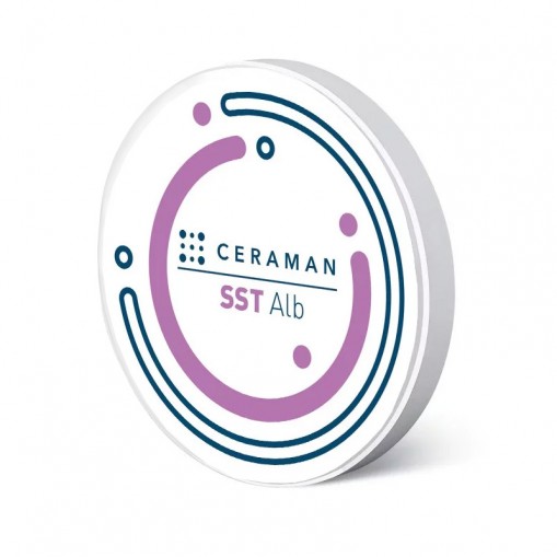Disc zirconiu alb SST 98 x 18mm Ceraman