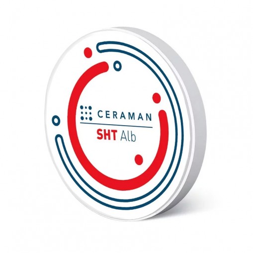 Disc zirconiu alb SHT 98 x 22mm Ceraman