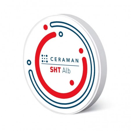 Disc zirconiu alb SHT 98 x 12mm Ceraman