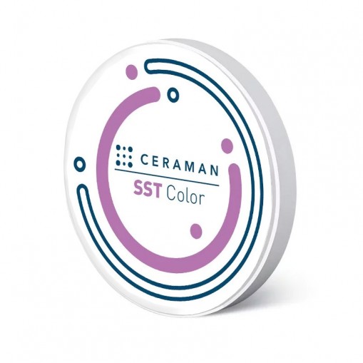 Disc zirconiu colorat SST 98 x 20mm Ceraman