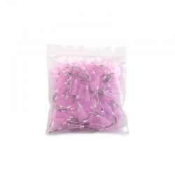 Varfuri aplicatoare geluri roz 18G 100 bucati Tribest