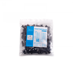 Varfuri aplicatoare geluri/flow negru 18g 100 bucati Tribest-Dental
