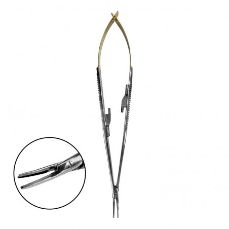 Port-ac Castroviejo tungsten curbat 18cm Dr.Mayer