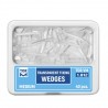 Pene plastic interdentare transparente medii 40 bucati TorVM