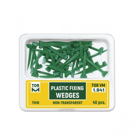 Pene interdentare plastic verzi subtiri 40 bucati TorVM