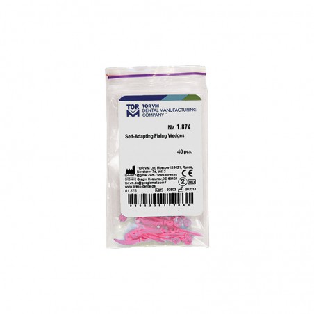 Pene interdentare plastic adaptabile roz Small 40 bucati TorVM