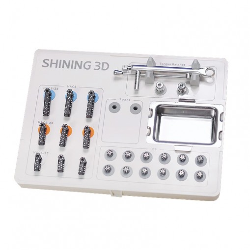 Trusa scanbodies H-Type pentru Aoralscan Elite + cap scanbodies set Shining 3D