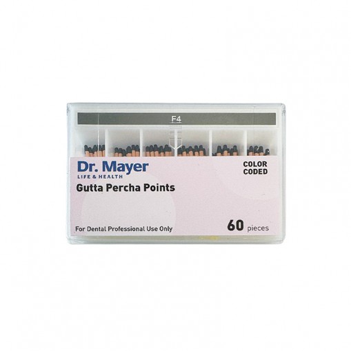 Conuri de gutaperca F4 60 bucati Dr.Mayer