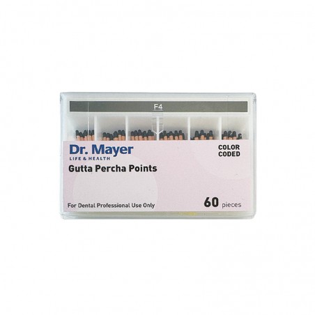 Conuri de gutaperca F4 60 bucati Dr.Mayer