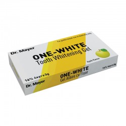 Gel albire cu fluor 16% One-White Apple 4 x 3g Dr.Mayer