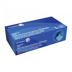 Manusi examinare nitril blue nepudrate marimea M Dr.Protect
