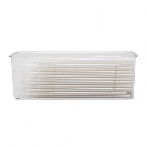 Aplicatoare Microbrush Plus white superfine 1.0mm set 100 bucati