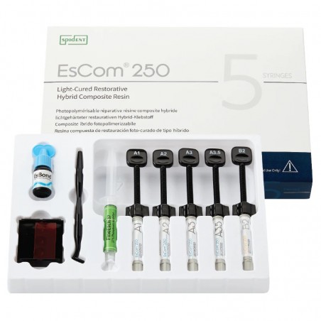 EsCom250 Kit 5 seringi + Bond + demineralizant + accesorii Spident