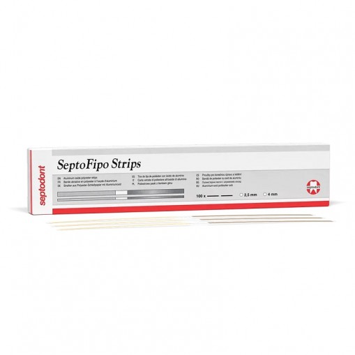 Benzi poliester cu oxid de aluminiu SeptoFipo 4mm 100 bucati Septodont