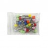 Perii detartraj nylon colorate set 20 bucati Dr.Mayer