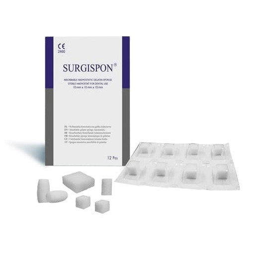 Bureti hemostatici Surgispon 20x20x0.7mm cutie 20 bucati Aegis Lifesciences
