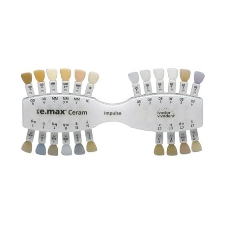 IPS e.max Ceram Material Shade Guide Impulse Ivoclar Vivadent