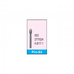 Freza diamantata scurta seria PRO-S3 diam ISO 277-024 Mani