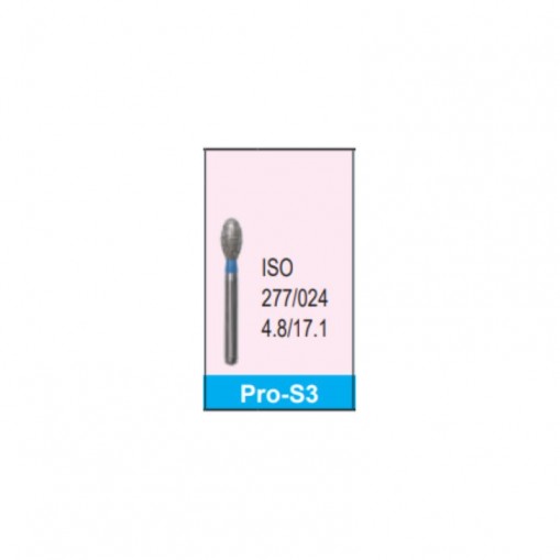 Freza diamantata scurta seria PRO-S3 diam ISO 277-024 Mani