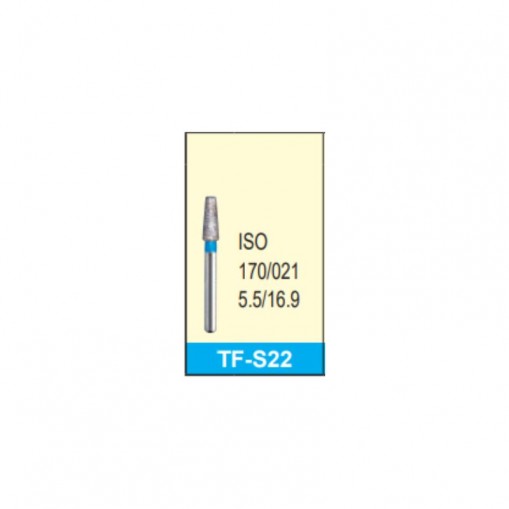 Freza diamantata standard seria TF-S22 diam ISO 170-021 Mani