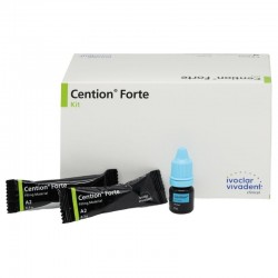 Pachet promo Cention Forte Kit + Cention Primer Brushes Refill 50 bucati Ivoclar