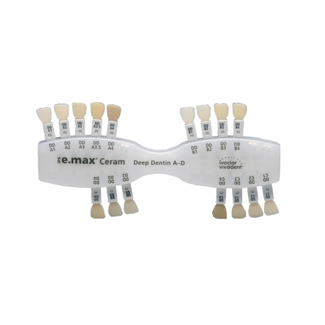 IPS e.max Ceram Material Shade Guide Deep Dentin A-D Ivoclar